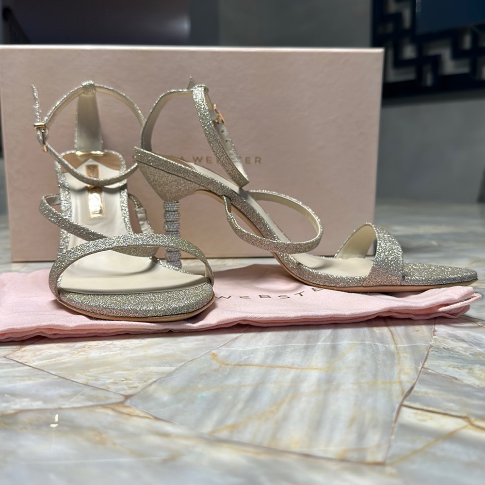 Sophia Webster Rosalind Crystal Ankle Strap - Picture 3 of 8